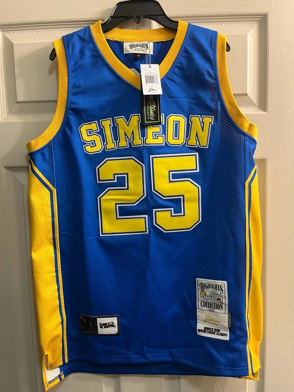 Derrick Rose Simeon Career Academy High School Men's Jersey Size S